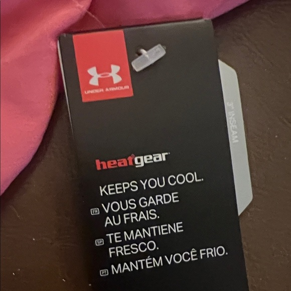 Under Armour Women's Vibrant Pink Athletic Running Shorts Size Medium Loose Fit - Picture 9 of 10